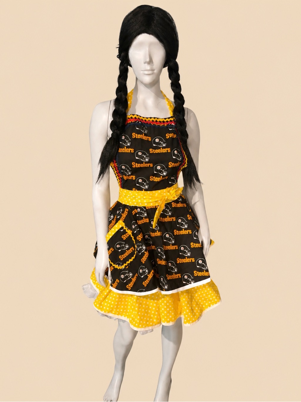 Steelers retro inspired apron